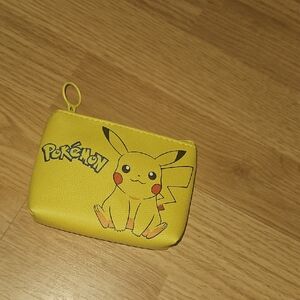 Yellow Pikachu Coin Purse